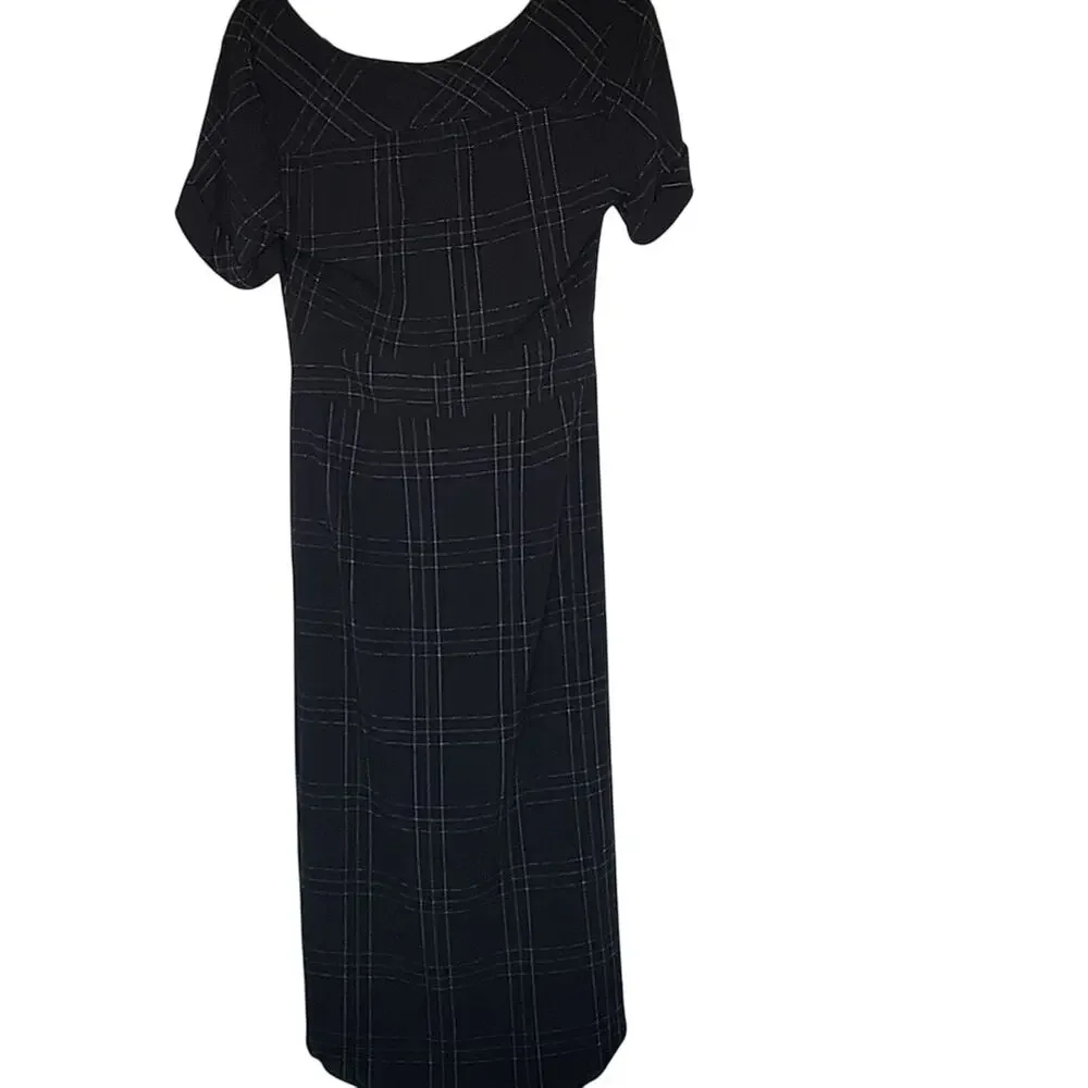 NWT Free People Bon Bon Plaid Printed Dress, S